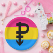 Pansexual-Stolperflagge Pappteller (Party)