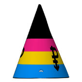 Pansexual-Stolperflagge Partyhütchen (Rechts)