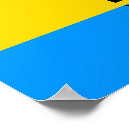 Pansexual-Stolperflagge Poster (Ecke)