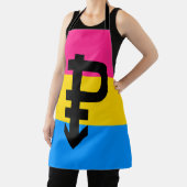 Pansexual-Stolperflagge Schürze (InSitu)
