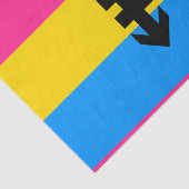 Pansexual-Stolperflagge Seidenpapier (Ausschnitt)