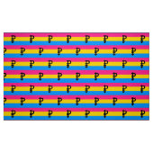 Pansexual-Stolperflagge Stoff (Fat Quarter (45,7 x 55,9 cm))