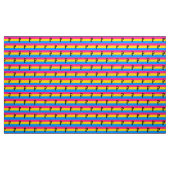 Pansexual-Stolperflagge Stoff (Yard (91,4 cm))