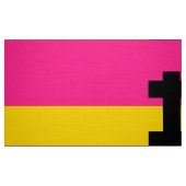 Pansexual-Stolperflagge Stoff (Fat Quarter (45,7 x 55,9 cm))