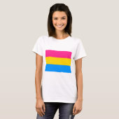 Pansexual-Stolperflagge T-Shirt (Vorne ganz)