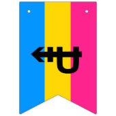 Pansexual-Stolperflagge Wimpelkette (Zweite Fahne)