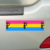 Pansexual Stolz-Flagge Autoaufkleber (Auf Auto)