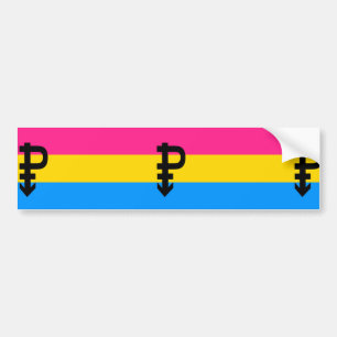 Pansexual Stolz-Flagge Autoaufkleber