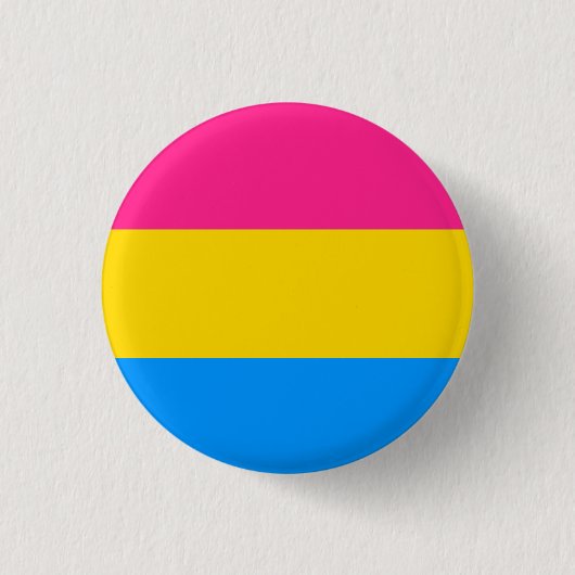 Pansexual Stolz-Flagge Button (Vorderseite)