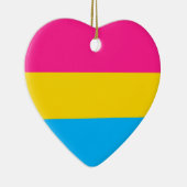 "PANSEXUAL STOLZ-FLAGGE " KERAMIKORNAMENT (Rechts)