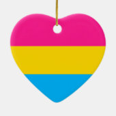 "PANSEXUAL STOLZ-FLAGGE " KERAMIKORNAMENT (Hinten)