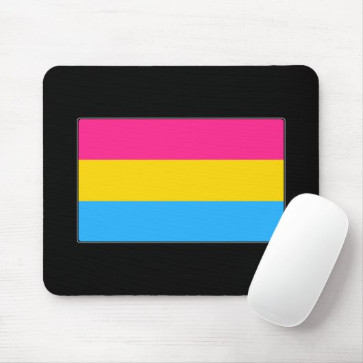 Pansexual Stolz-Flagge Mousepad (Mit Mouse)