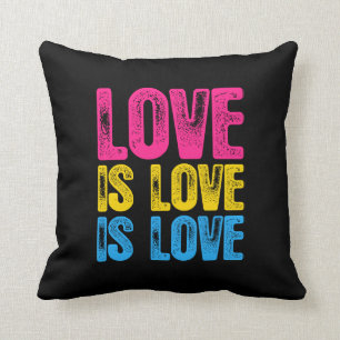 Pansexual Stolz-Liebe ist Liebe ist Liebe Kissen