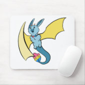 Pansexual Stolz-Schläger-Drache Mousepad (Mit Mouse)