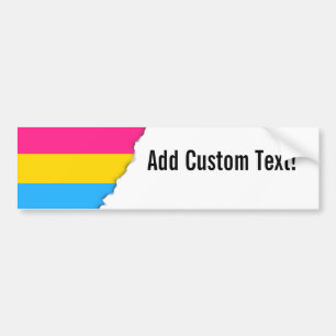 Pansexual Stolzflagge Autoaufkleber