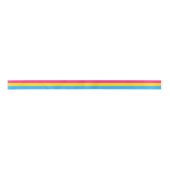 Pansexual Stolzflagge Satinband (Vorderseite)