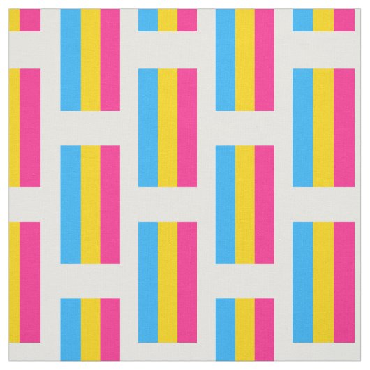 Pansexual Stolzflagge Stoff (Muster)