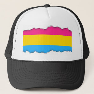 Pansexual Stolzflagge Truckerkappe