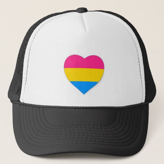 Pansexual Stolzhut Truckerkappe (Vorderseite)