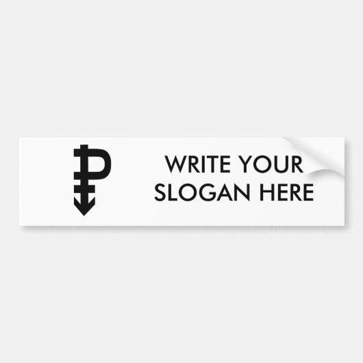 Pansexual Symbol Autoaufkleber (Vorne)