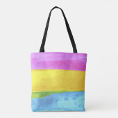 Pansexual Watercolor Toag Tasche (Rückseite)