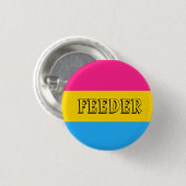 Pansexual + Zufuhr-Button Button (Vorne & Hinten)
