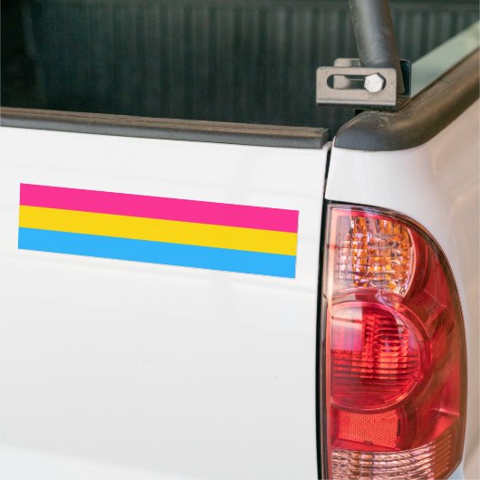 Pansexualität Flag Autoaufkleber (Auf Lkw)