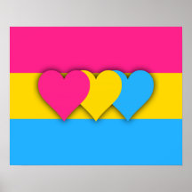 Pansexualität Flag Poster