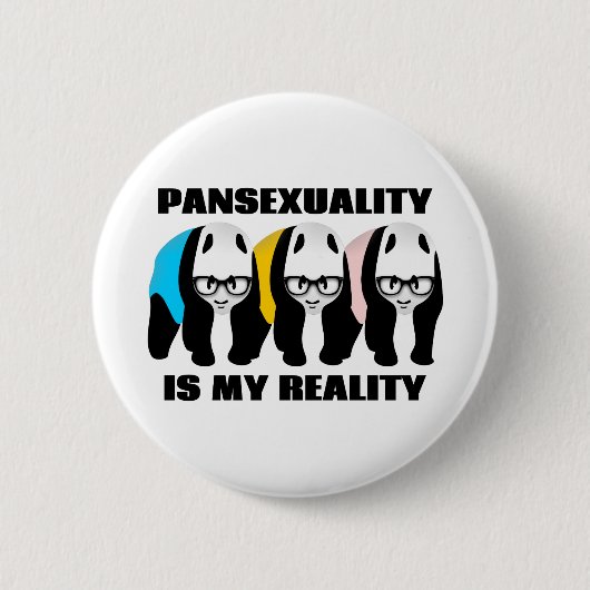 Pansexualität ist meine Realität Button (Vorderseite)
