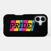 Pansexualität Pride Text Gelegentlich iPhone Fall 16 Hülle (Rückseite (Horizontal))