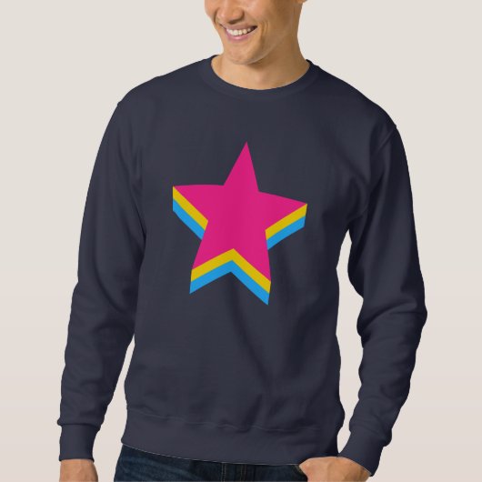 Pansexualität Stars Sweatshirt (Vorderseite)
