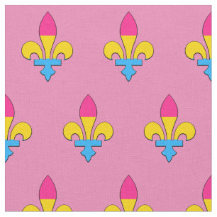 Pansexualität Stolz-Fleur-de-lis-Stoff Stoff