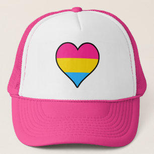 Pansexualität Stolz Herz Trucker Hat Truckerkappe