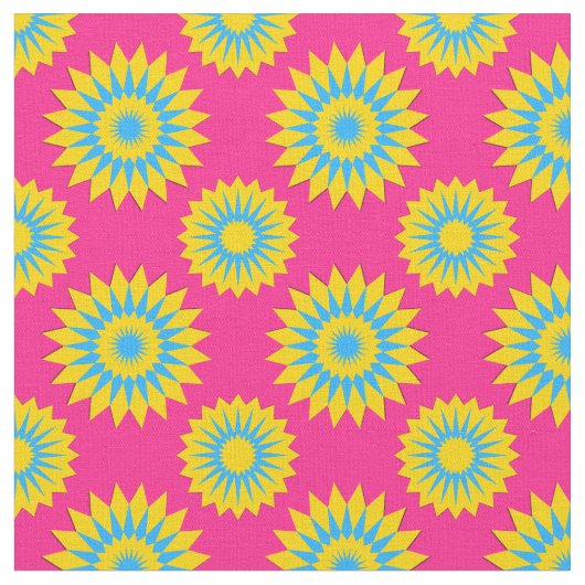 Pansexualität Stolz / rosa Blume Muster Stoff (Nahaufnahme)