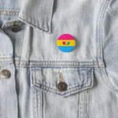Pansexualitäts-Flaggenknopf Button (Beispiel)