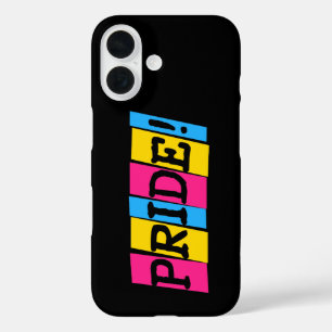 Pansexualitäts-Stolz Text iPhone 16 Hülle