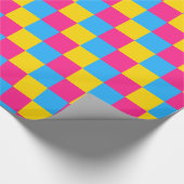 Pansexualitäts-Stolzfarben Geschenkpapier (Ecke)