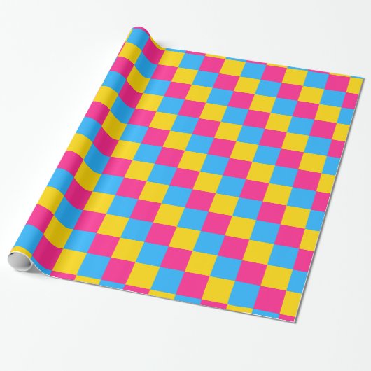 Pansexualitäts-Stolzfarben Geschenkpapier (Ungerollt)