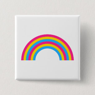 Pansexuality Regenbogen-Stolz Knopf Button
