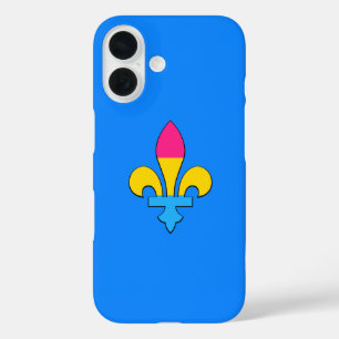 Pansexuality stolz fleur-de-lis gelegentlich iPhon iPhone 16 Hülle