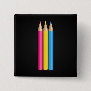 Pansexuality Stolz zeichnet Knopf an Button