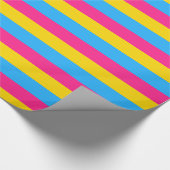 Pansexuelle Flag Wrapping Paper Geschenkpapier (Ecke)