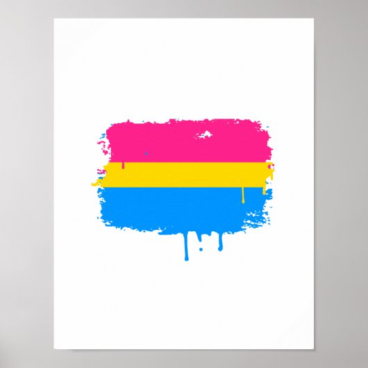 PANSEXUELLE FLAGFLAGENKRAFT POSTER (Vorne)