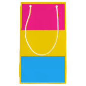 Pansexuelle Flagge kleine Geschenktasche Kleine Geschenktüte (Vorderseite)