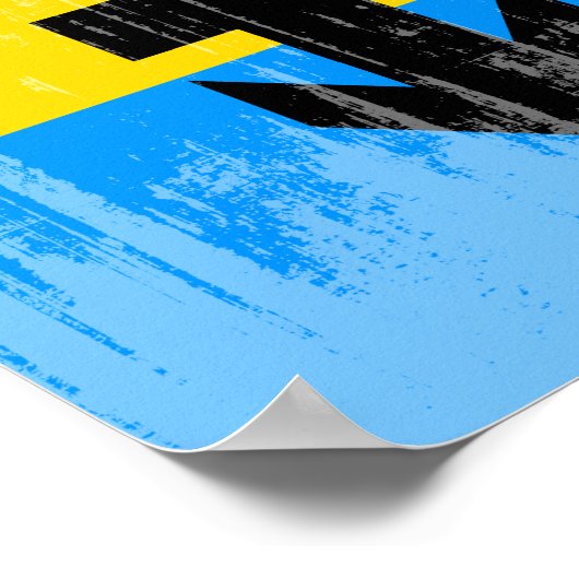 PANSEXUELLE PRIDE DISTRESSED DESIGN POSTER (Ecke)