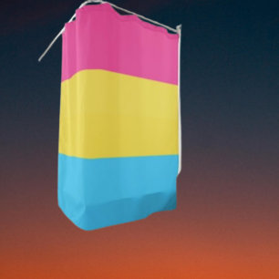 Pansexuelle Pride-Duschvorhang: Lebendiges Spektru Duschvorhang