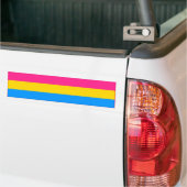 PANSEXUELLE PRIDE FLAG BAR AUTOAUFKLEBER (Auf Lkw)