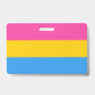 Pansexuelle Pride-Flagge Ausweis