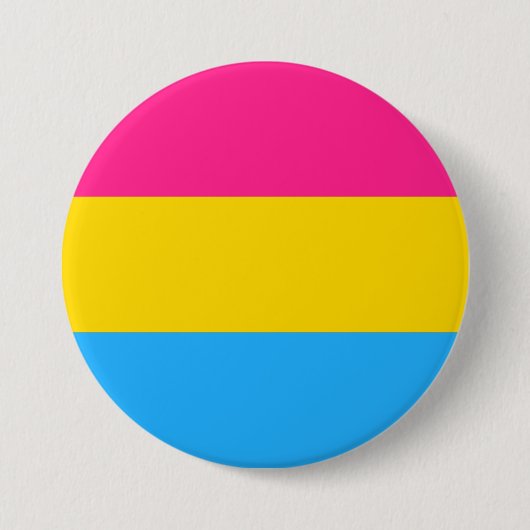 Pansexuelle Pride-Flagge Button (Vorderseite)