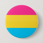 Pansexuelle Pride-Flagge Button (Vorderseite)